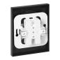 Gniazdo podwójne p/t 2x2P+Z Malta, 16A, 250V, PT-6M, czarny mat Gniazdo podwójne p/t 2x2P+Z Malta, 16A, 250V, PT-6M, czarny mat