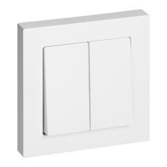 Łącznik p/t świecznikowy Malta, 10A, 250V, WP-2M, biały