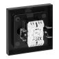 Łącznik p/t świecznikowy Malta, 10A, 250V, WP-2M, czarny mat Łącznik p/t świecznikowy Malta, 10A, 250V, WP-2M, czarny mat