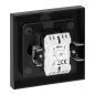 Łącznik p/t schodowy Malta, 10A, 250V, WP-5M, czarny mat