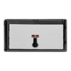 Elektroniczny wizjer do drzwi LCD 3,5" 110° na baterie 4xAAA, do drzwi 50–100 mm, srebrno-czarny