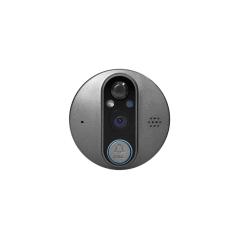 Wizjer elektroniczny do drzwi 4,3” HD WiFi Tuya, czujnik ruchu, IR noc, nagrywanie microSD, 5000 mAh