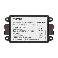 Ściemniacz do LED 12-24VDC RF z pilotem