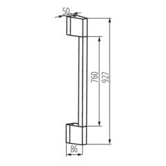 Oprawa elewacyjna YALTE CCT YALTE D 09 8,5W CCT-B