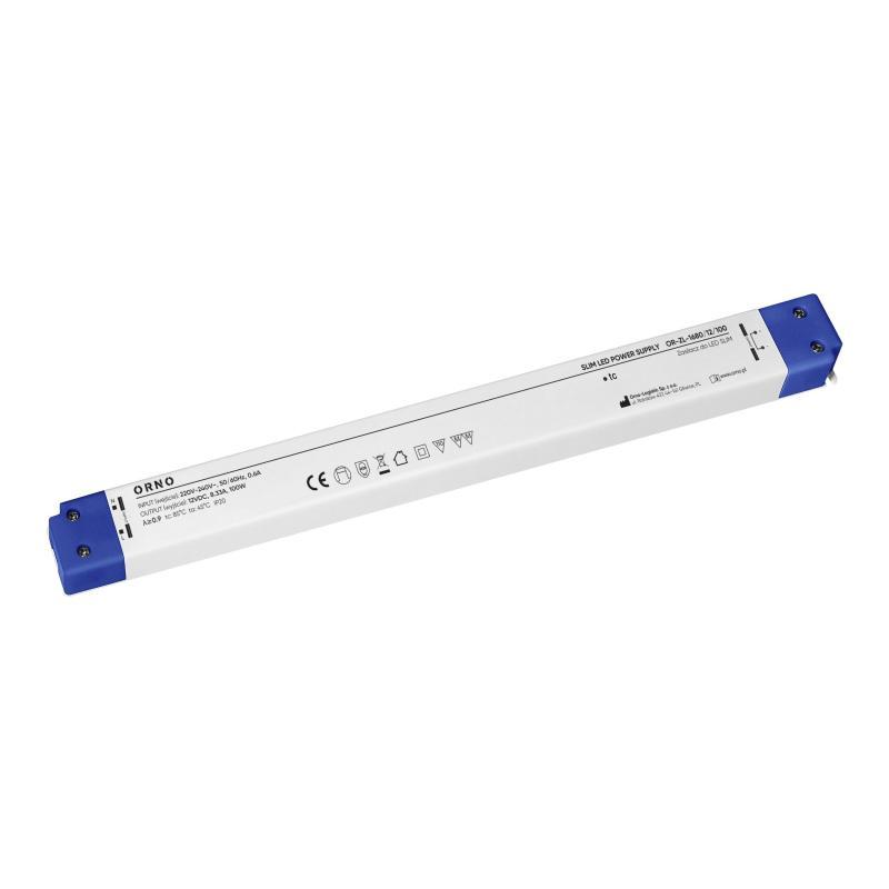 Zasilacz LED IP20, meblowy, slim, 12V, 100W Zasilacz LED IP20, meblowy, slim, 12V, 100W