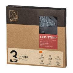 Taśma LED 12V 2835 120L/m 9,6W/m IP63 6000K 5m