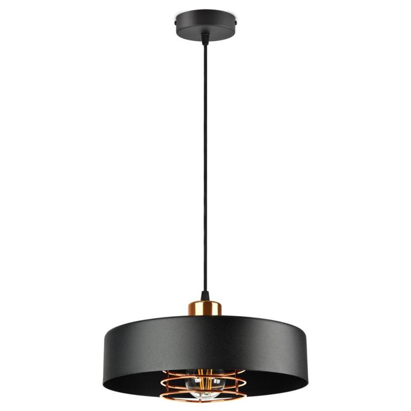 Chiro 1P E27, lampa wisząca, max. 60W, czarna