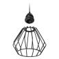 Waya 3P E27, lampa wisząca, max. 3x60W, czarna