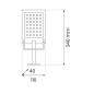 Lampa solarna z czujnikiem ruchu Adik 500lm 6500K IP44 Lampa solarna z czujnikiem ruchu Adik 500lm 6500K IP44