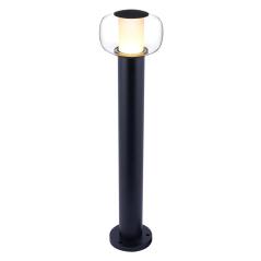 Lampa ogrodowa stojąca MALAGA LED 80 12W czarna IP44 Goldlux