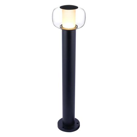 Lampa ogrodowa stojąca MALAGA LED 80 12W czarna IP44 Goldlux