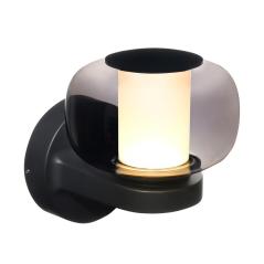 Kinkiet oprawa elewacyjna MALAGA LED 12W czarna IP44 Goldlux