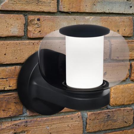 Kinkiet oprawa elewacyjna MALAGA LED 12W czarna IP44 Goldlux