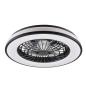 Plafoniera LED KENYA 48W 3000-6500K z wentylatorem i pilotem IP20 czarna
