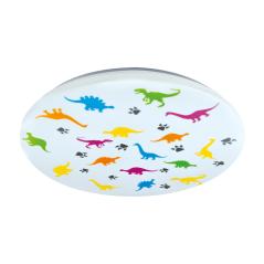 Plafoniera LED KIDI DINO 20W 4000K IP44 dinozaury