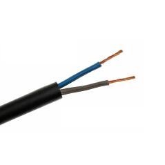 Przewód elastyczny linkowy OMY 2x1 300-500V H03VV-F czarny