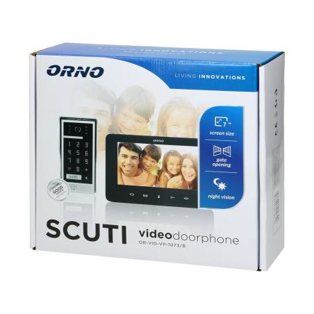 Wideodomofon jednorodzinny SCUTI OR-VID-VP-1073/B czarny