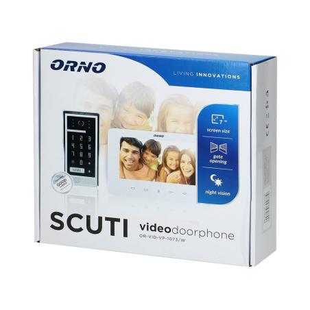 Wideodomofon jednorodzinny SCUTI OR-VID-VP-1073/W biały