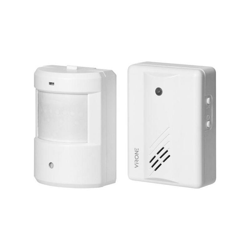 Czujnik ruchu z sygnalizacją bezprzewodową, 100m, bateryjny