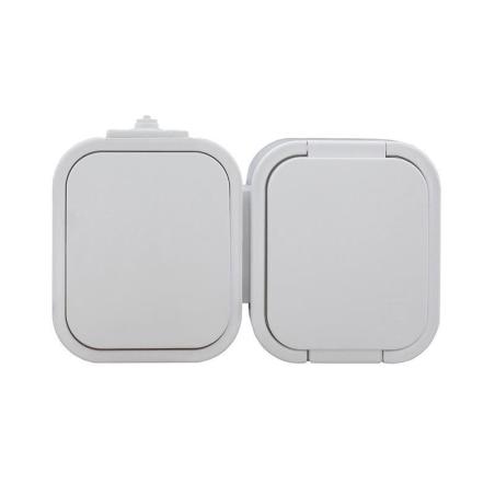 Abex B2 biały - gniazdo z łącznikiem IP54 GWN-B2 Abex