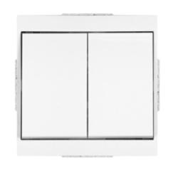 Abex Luna biały - łącznik świecznikowy z podświetleniem WP-2L/S Abex