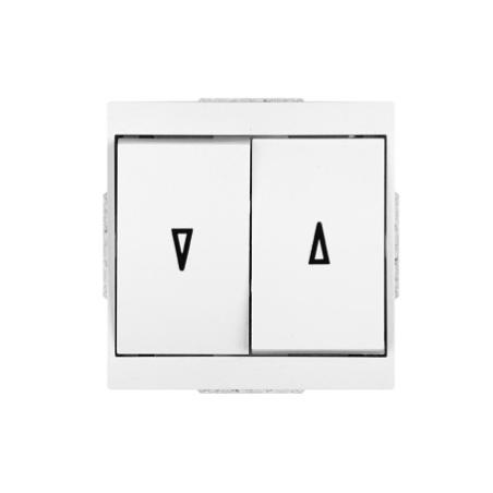 Abex Luna biały - łącznik żaluzjowy stabilny WP-11L Abex