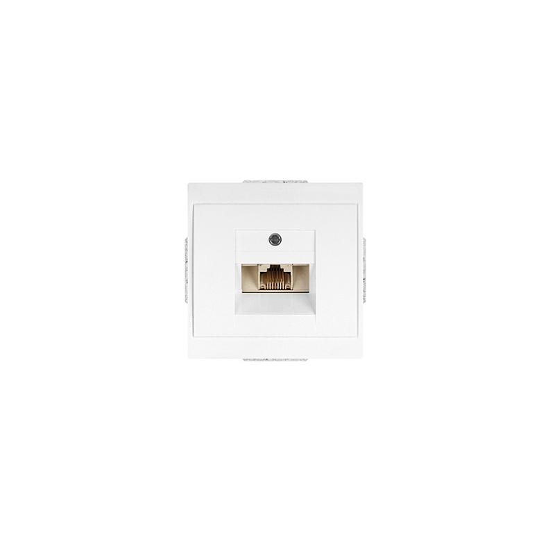 Abex Luna biały - gniazdo komputerowe GTP-10L