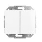 Abex Nova biały - łącznik instalacyjny świecznikowy WP-2N