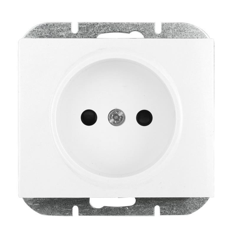 Abex Onyx biały - gniazdo pojedyncze PT-15O