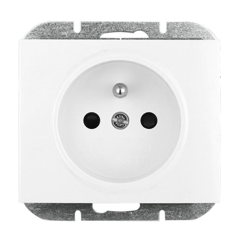 Abex Onyx biały - gniazdo pojedyncze (+0) PT-16O