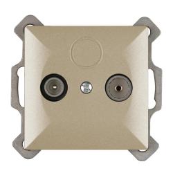 Abex Perła satyna - gniazdo antenowe końcowe GAP-P/K Abex