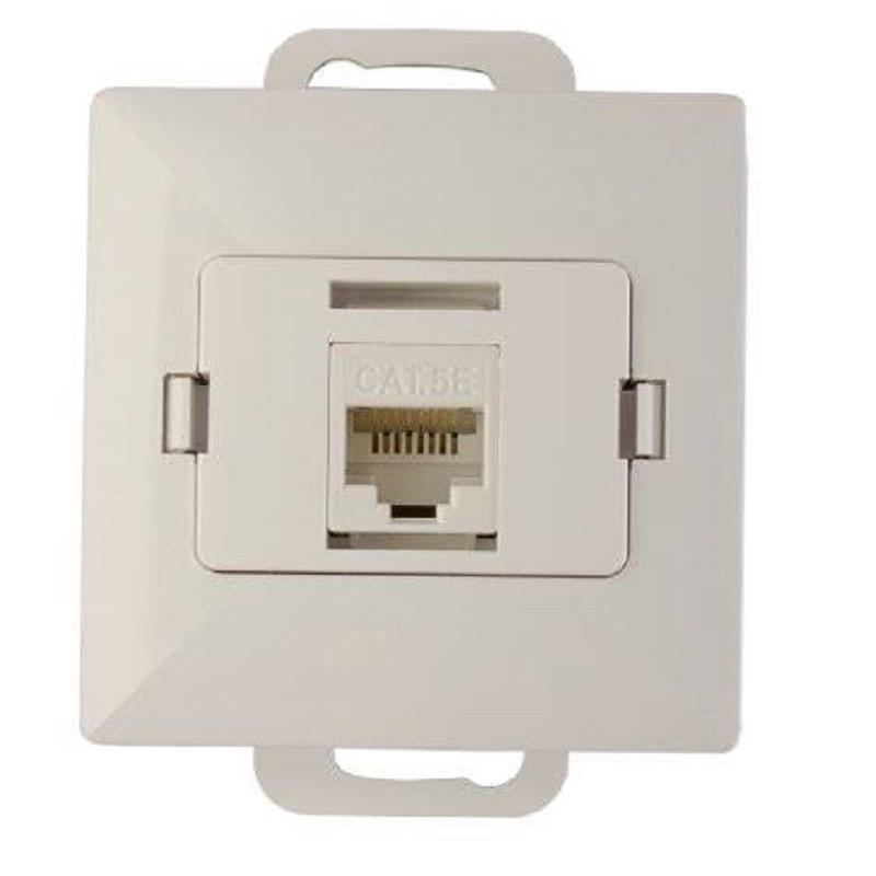 Abex Perła biały - gniazdo komputerowe GTP-10P