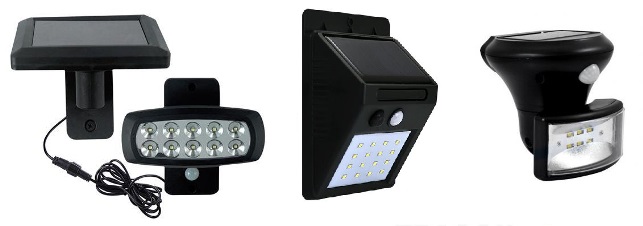 Naświetlacze LED solarne